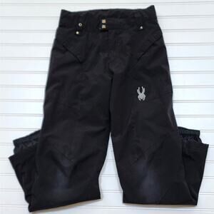 Spyder Girls Black Snow Pants Ski Pants Size 12